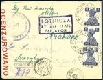 Stamp of Iraq 1943 Polish Forces In Iraq: Selection of four cens