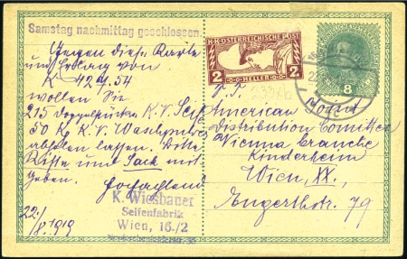 Stamp of Austria 1876-1920, Extensive postal stationery collection 
