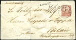 Stamp of Hungary 1871 Registered postal stationery envelope 5Kr red