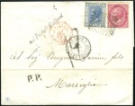 Stamp of Palestine and Holy Land » Palestine Italian Levant Offices TUNISIA 1865-77, Old-time collection of 11 covers 