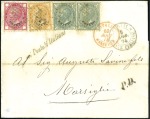 Stamp of Palestine and Holy Land » Palestine Italian Levant Offices TUNISIA 1865-77, Old-time collection of 11 covers 
