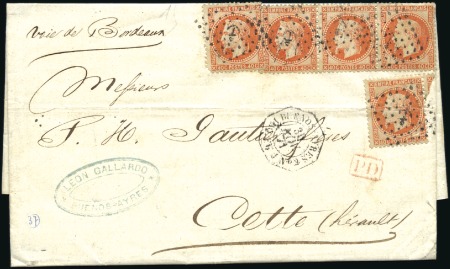 Stamp of France » Collections 1833-87, Collection ancienne de 16 lettres en albu