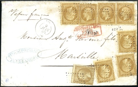 Stamp of France » Collections 1852-66, Collection ancienne de 16 lettres sur les