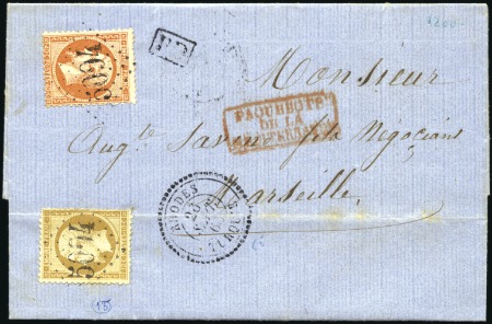 Stamp of France » Collections 1837-1902, Collection ancienne de 48 lettres sur l