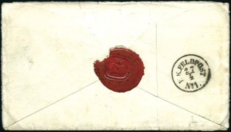 Stamp of Austria 1864 WAR AGAINST DENMARK: Postal stationery envelo