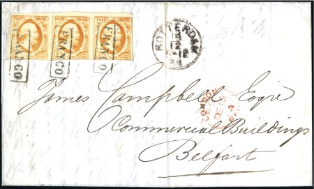 Stamp of Large Lots and Collections 1828-1907, Attractive group of 45 covers/cards nea