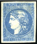 Stamp of France » Collections 1870-71, Collection sur l'émission de Bordeaux en 