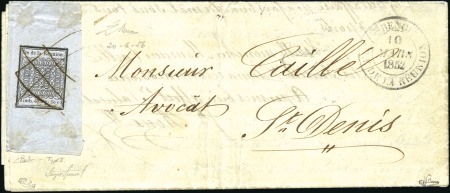 Stamp of Colonies françaises » Réunion A MAGNIFICENT EXAMPLE OF THE THIRTY CENT ON COVER