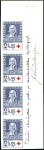 Stamp of Large Lots and Collections 1914-70, RED CROSS THEMATIC collection on black la