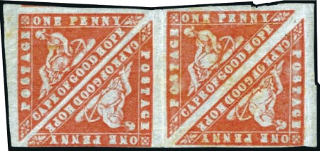 Stamp of South Africa » Cape of Good Hope ONE OF THE MOST IMPORTANT ITEMS OF CAPE PHILATELY