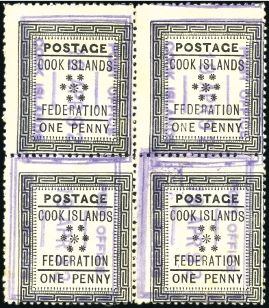 Stamp of Cook Islands FIRST DAY CANCELS
1892 Seven Star provisional s