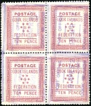 Stamp of Cook Islands FIRST DAY CANCELS

1892 Seven Star provisional s