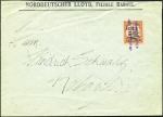 Stamp of Germany » German Colonies » New Guinea » British Occupation FIRST DAY OF USAGE

1914 Two local Rabaul covers