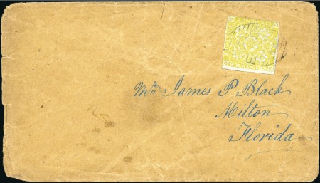 Stamp of Canada » New Brunswick EARLIEST KNOWN USAGE
1851 Envelope from Dorches
