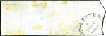 Stamp of Australia » Queensland EARLIEST KNOWN USAGE

1860 6d Green tied by "96"