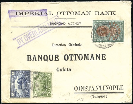 Stamp of Iraq 1925 (Dec 27) Commercial cover to Turkey with 1923
