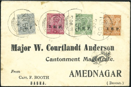 Stamp of Iraq I.E.F.: 1915-19, Group of 23 covers/cards (plus 3 