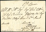Stamp of Italian States » Sardinia GROUP OF FOUR CAVALLINI COVERS

1819 15c Blue us