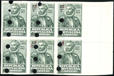 Stamp of Portugal 1924 Luis de Camoes attractive array of over one h