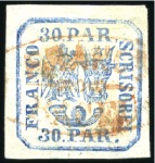 Stamp of Romania 1862-64 Moldavia-Wallachia specialised selection o