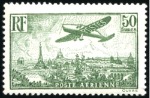 Stamp of France » Poste Aérienne 1936 Vue de Paris série complète avec 50F vert-jau