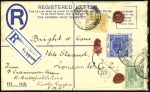 Stamp of Malaysia » Malaysian States » Selangor 1926 (Jan 23) FMS 12c registered envelope to Londo