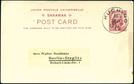 Stamp of Sarawak 1931 (Sep 16) 6c Postal stationery card (1931 issu