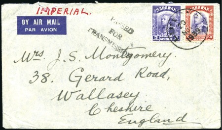 Stamp of Sarawak 1939 (Nov 20) and 1940 (Dec 2, latest recorded dat