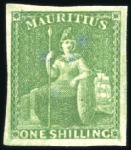 Stamp of Mauritius 1858-62 Mint & used selection incl. Britannias wit