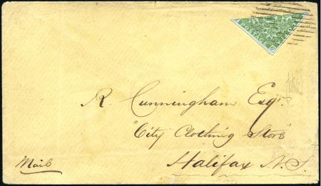 Stamp of Canada » Nova Scotia 1858 (Jun 18) Envelope from McNair's Cove to Halif
