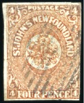 Stamp of Canada » Newfoundland 1857-79, Mint & used selection with better items i