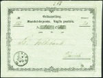 Stamp of Switzerland / Schweiz » Ganzsachen » Postanweisungen - Postkarten 1862 Grüner Briefumschlag 5Cts grün