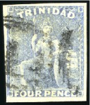 Stamp of Trinidad and Tobago 1851-82, Mint & used collection from the first Bri