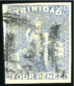 Stamp of Trinidad and Tobago 1851-82, Mint & used collection from the first Bri