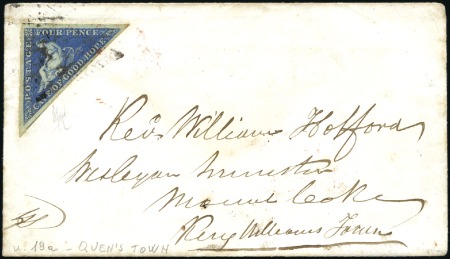 Stamp of South Africa » Cape of Good Hope 1864 (Feb 2) Envelope from Queen's Town to King Wi