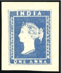 Stamp of India 1890 Essay reprint of the proposed design 1a in de