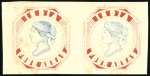 Stamp of India 1890 4a reprints incl. Spence 15 (pos.19), Spence 