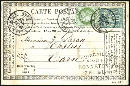 Stamp of France » Collections 1661-1899, Ensemble de documents assemblés pour un