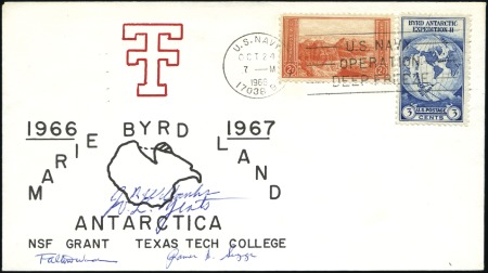 Stamp of Large Lots and Collections 1947-94, POLAR: +120 covers from various expeditio