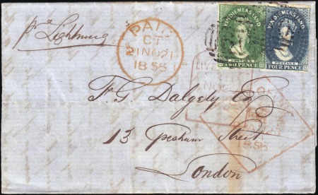 Stamp of Rarities of the World AUSTRALIAN STATES - TASMANIA

Scarce Franking "P