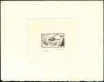 Stamp of France 1957-59 1000F Alouette, Collection spécialisée ave
