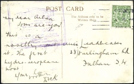 Stamp of Great Britain 1912 Daily Mail Waterplane Tour of the South Coast