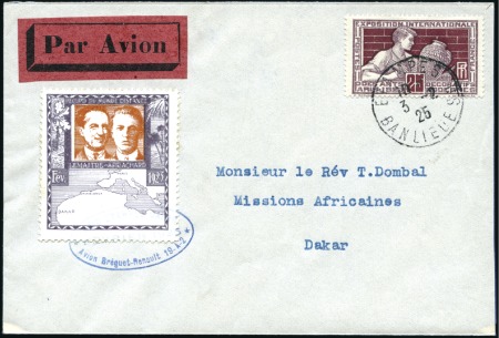Stamp of France 1925 (Fev. 3) Paris-Dakar par Lemaitre & Arrachard