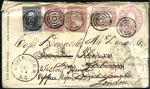 Stamp of Large Lots and Collections 1806-68, Group of 39 covers mostly stampless or wi