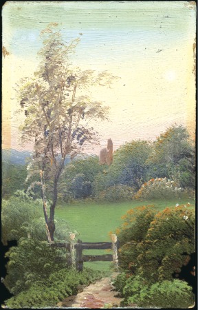 Stamp of Great Britain » Hand Illustrated and Printed Envelopes 1908-1916, Two oil paintings and two watercolours 