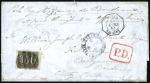Stamp of Brazil 1863 (Mar 12) Entire from Campinas to Ireland with