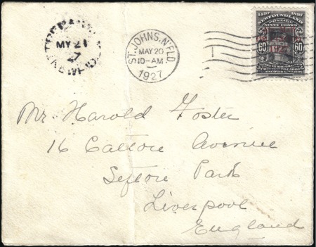 Stamp of Rarities of the World AIRMAIL - NEWFOUNDLAND

1927 "Air Mail de Pinedo