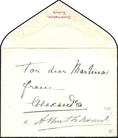 Stamp of Great Britain » King Edward VII Envelope signed by King Edward VII ("Albert Edward