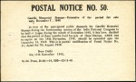 Stamp of India GANDHI: 1948 Memorial Issue Postal Notices

Post