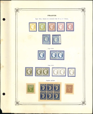 Stamp of France » Collections 1849-1924, Superbe collection ancienne de +750 ess